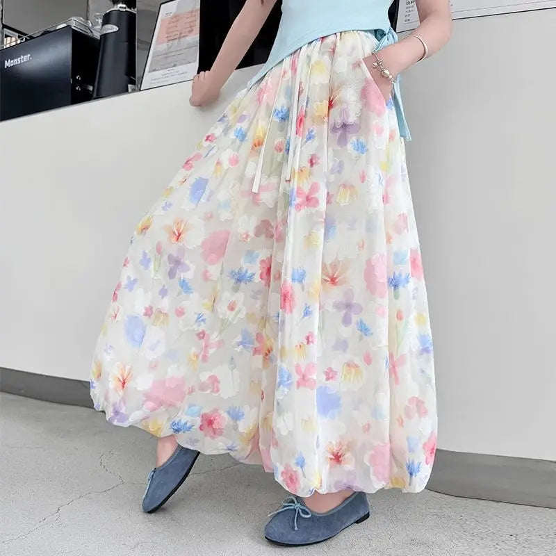 Girls' Summer Clothes Girls' Set Child House Clothing T-shirts for Children Teenagers Cotton Kids Girl Children's Girly Sets Top