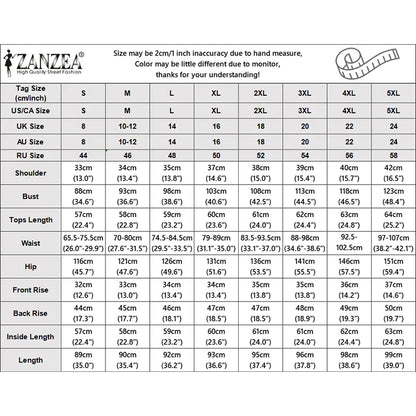 ZANZEA Women Stylish Pant Sets Contrast-Color Lapel Collar Vest Tops & Wide Leg Cropped Pants 2 Piece Suits Elegant Work Outfits