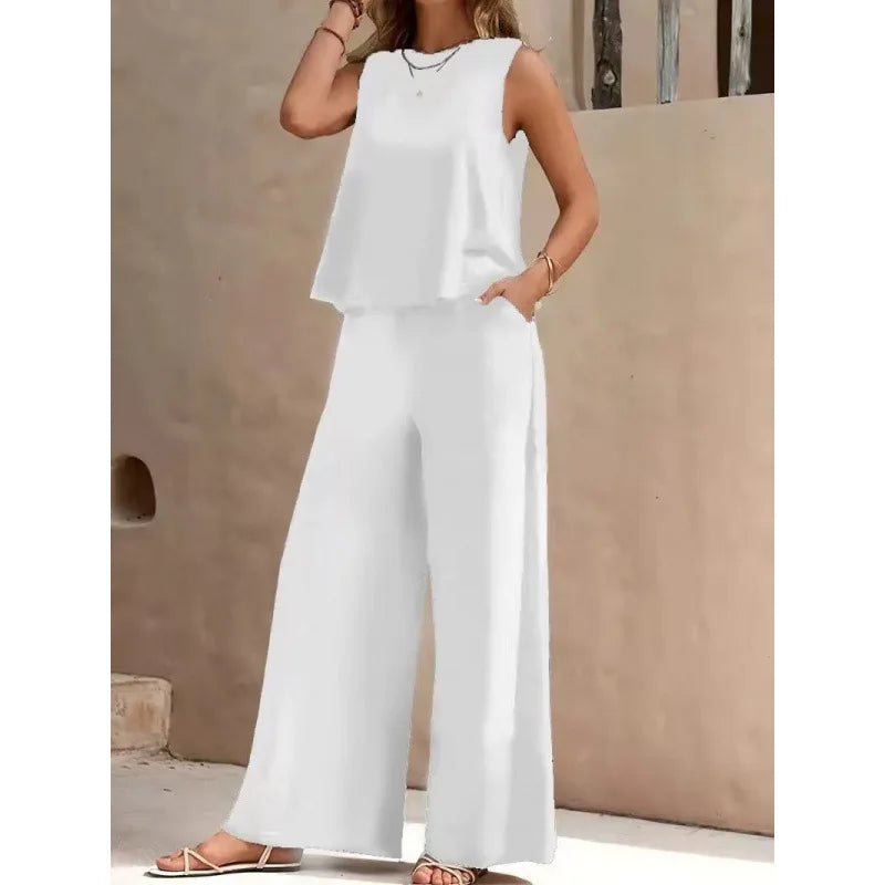 Casual Ladies Set 2 Pieces Set for Woman New Matching Sets of Women Two Piece Outfits Woman Clothes Clothing Female Women's Suit