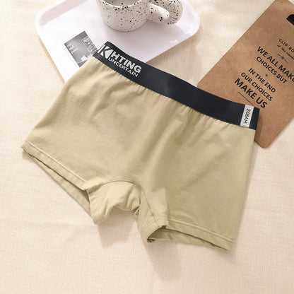 Cotton Women Panties Underwear Women's Intimates Female Breathable Antimicrobial Boyshorts Briefs Sexy Shorts Students Boxers