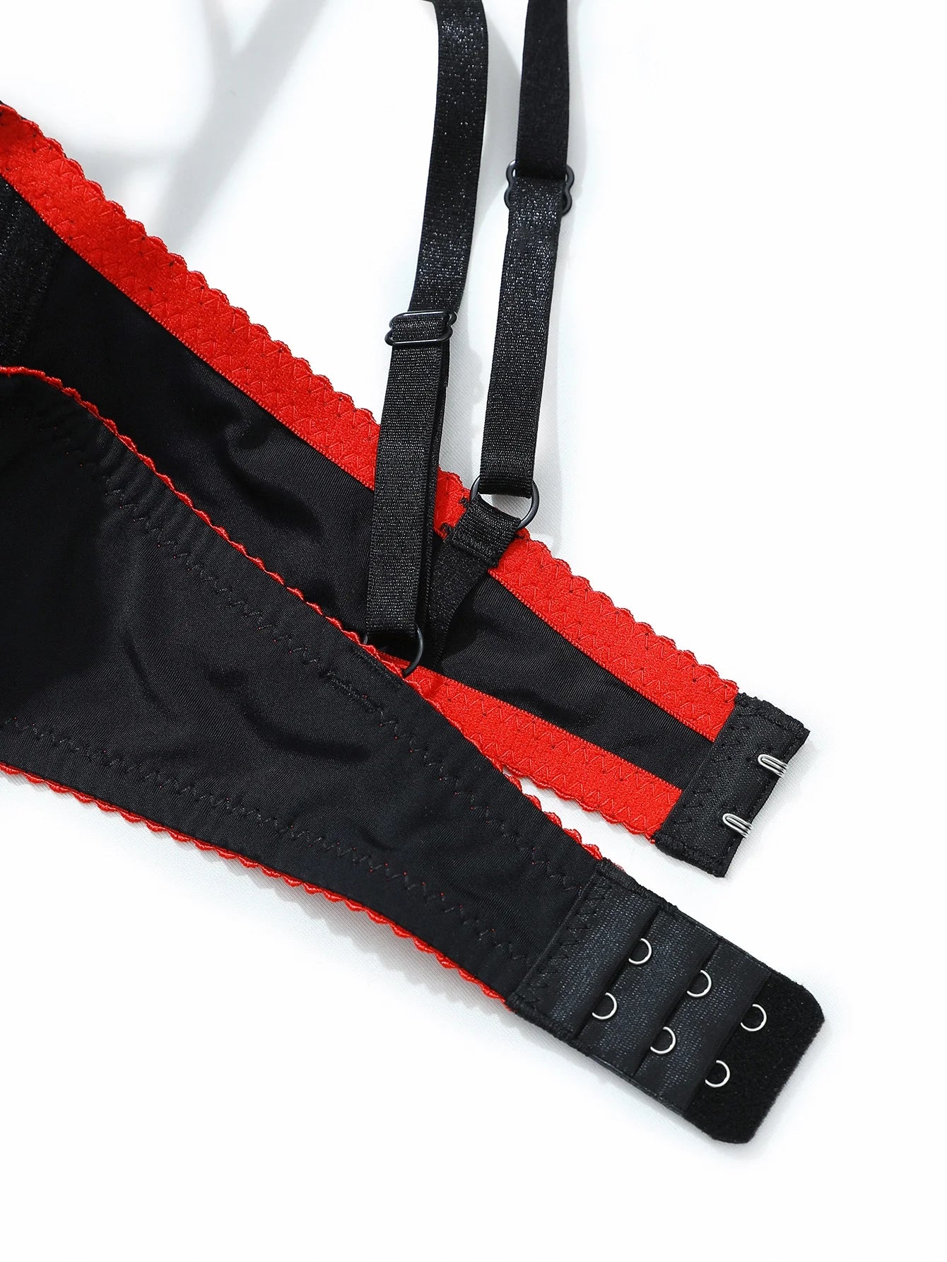 Sexy Lace Women's Bra Alluring Lace-Trimmed Padding Push-Up Bra Comfortable Breathable Women's Underwear