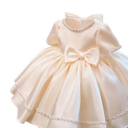 Girls New Flower Girl Wedding Dress-Year-Old Baby Birthday Party Vestidos Princess Dress