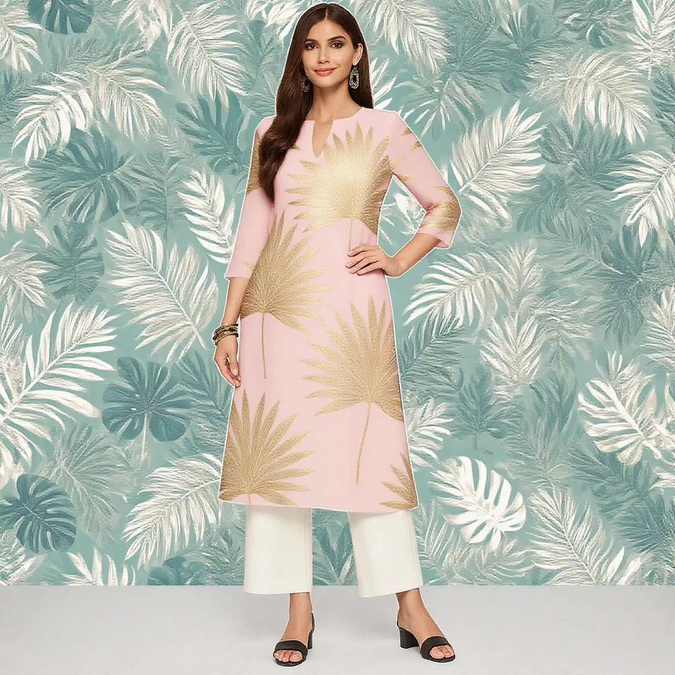Muslim 2026 Kurt Women's Fashionable And Comfortable Dress With Straight Tube Casual Multiple Designs Islamic Women Clothing