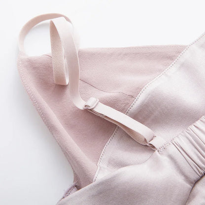 Birdtree Women's 90% Silk 10% Spandax Bra, Thin Non-pad Everyday Comfortable ,Wireless Small Chest Bralette Intimate P36753QM
