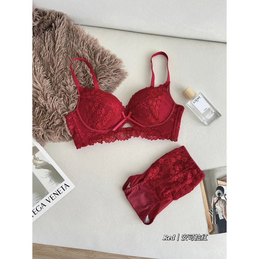 YUQI Women Lace Bra Wireless Push Up Bra for Petite Women Full Coverage T Shirt Bra Comfortable Support Bra No Underwire S-XLAB