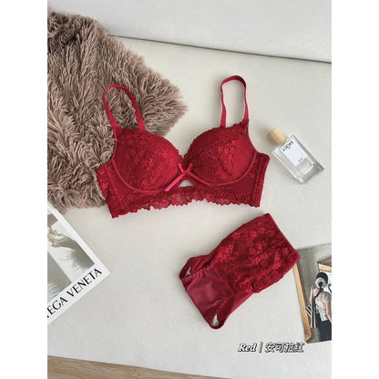 YUQI Women Lace Bra Wireless Push Up Bra for Petite Women Full Coverage T Shirt Bra Comfortable Support Bra No Underwire S-XLAB