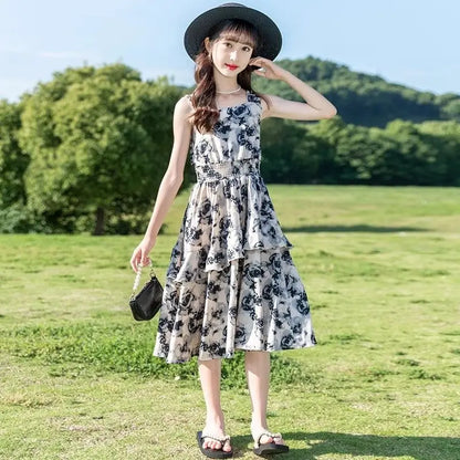 Summer Princess Dress for Kids Girl Clothes 9 Years To 10 Children Girls Dresses 6 8 From 12 Old Puffy 2025 Children's Year Up 4