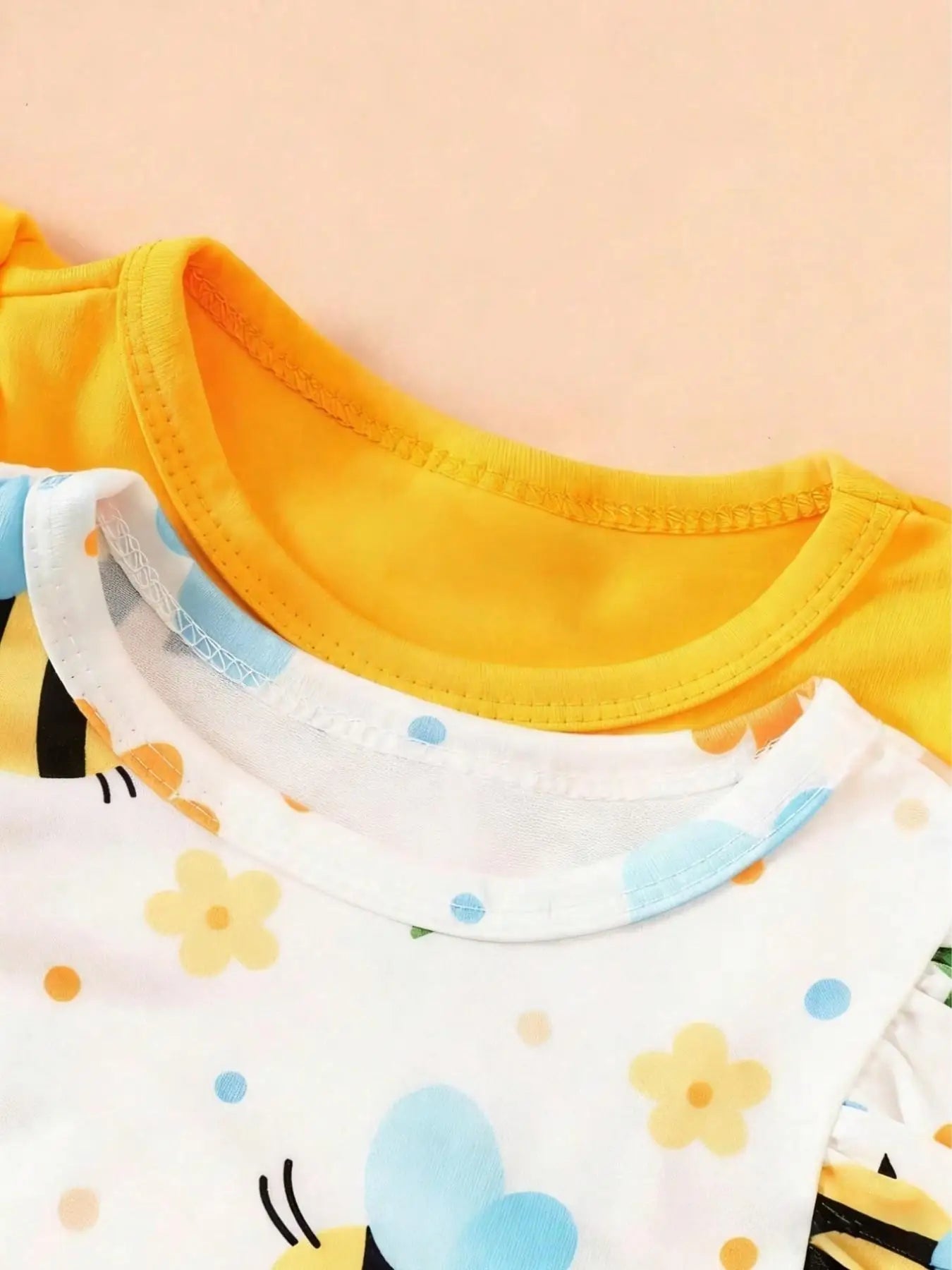 Girls Casual Polyester Summer Dress Heart-Shaped Pattern Skirt Comfortable Children's Fashionable Clothing