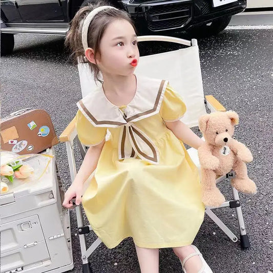Navy Academy-style Skirt Dresses for Kids Girls 8 Years Girl Costume Women's Summer Girls' Clothes Children's Dress 12 Luxury 10