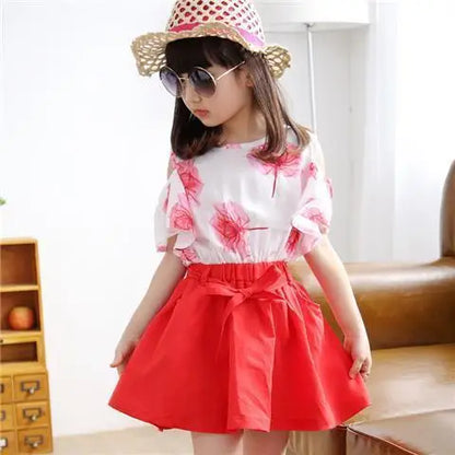 Children's Sets 8 To 14 Year Old Girls Clothes Outdoor Kids Girl 12 Years Fashion Letters Summer Luxury From 13 Child Girl's Set