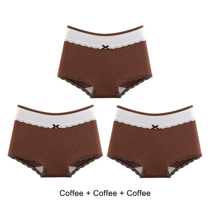 Cotton Boxer Briefs for Women Sexy Panties Set Pack Plus Size Panties Women's Boxers Lace Underwear Lingerie Underpants Seamless