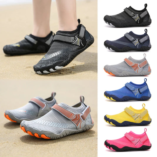 New Kids Beach Aqua Shoes Boys Girls Barefoot Water Shoes Outdoor Children Quick-Dry Drainage Swim Sandals Surf Wading Sneakers