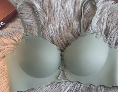 Hot Selling Ladies Push Up Bra Set Seamless Wireless Support Anti-Sagging Comfort Lingerie S-XL for Young Women Soft Daily Wear