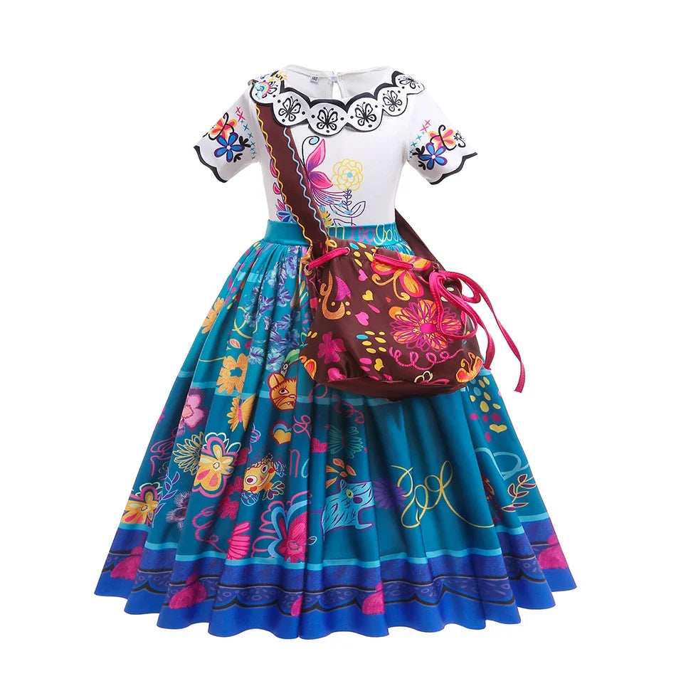 Children Costume Girl Dress Halloween Princess Cosplay Party Rapunzal Anna Elsa Birthday Clothes