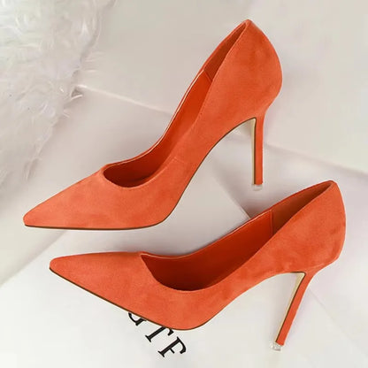 BIGTREE Shoes Women Pumps Fashion High Heels For Women Shoes Casual Pointed Toe Women Heels Stiletto Ladies Chaussures Femme