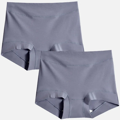 2pcs Women Cotton Panties High-Rise Plus Size M-4XL Female Underwear Boxers Shorts Comfort Underpants Sexy Intimates Lingerie