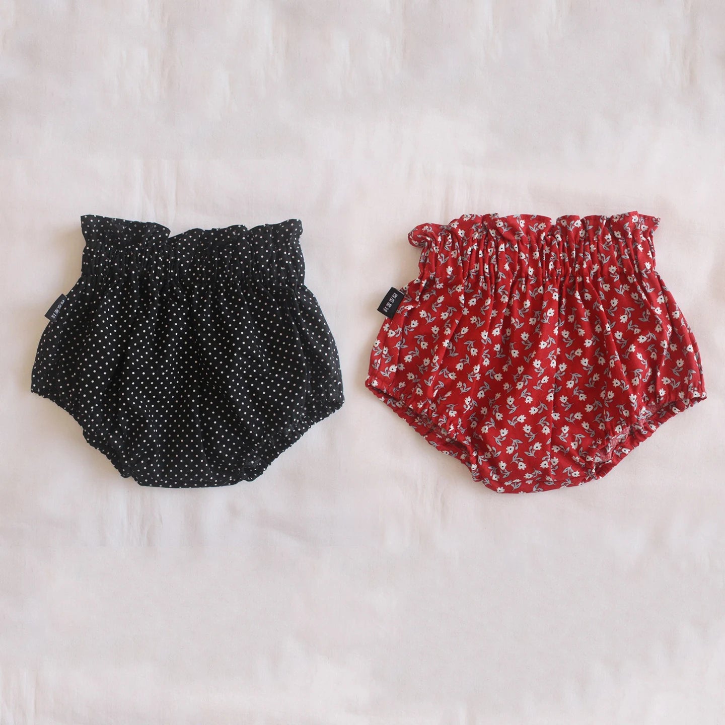 Ircomll 2pcs Summer Toddler Baby Girl Shorts Cotton Linen Floral Breathable Lounge Kids Pants Children Loose PP Pants Shorts