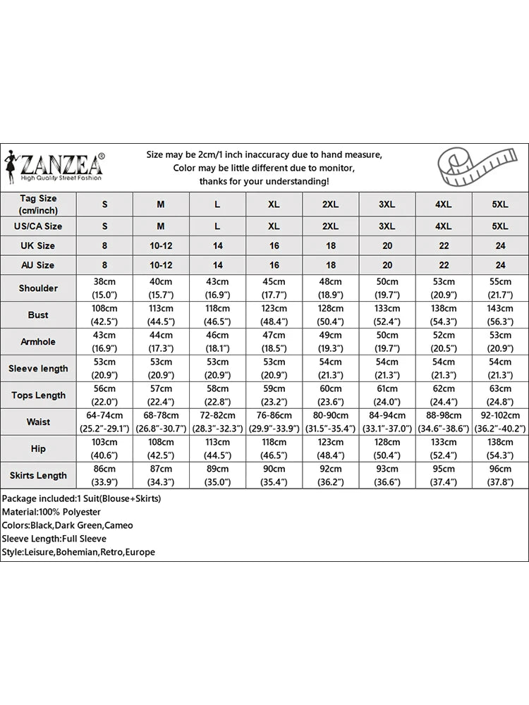 Stylish Autumn Sweatshirts Dress Sets 2025 ZANZEA Spring 2pcs Outfits Women Long Sleeve Hoodies Tops Sundress OL Matching Sets