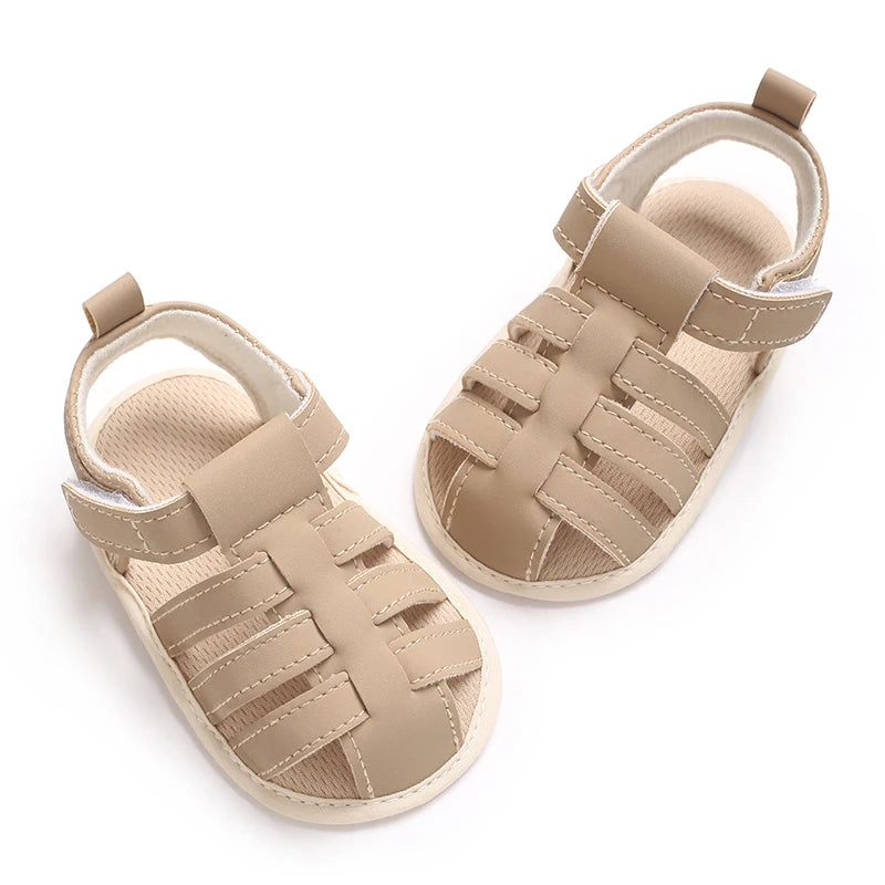 Summer Baby Shoes Walking Shoes 0-1 Year Old Male and Female Baby Walking Shoes Roman Sandals