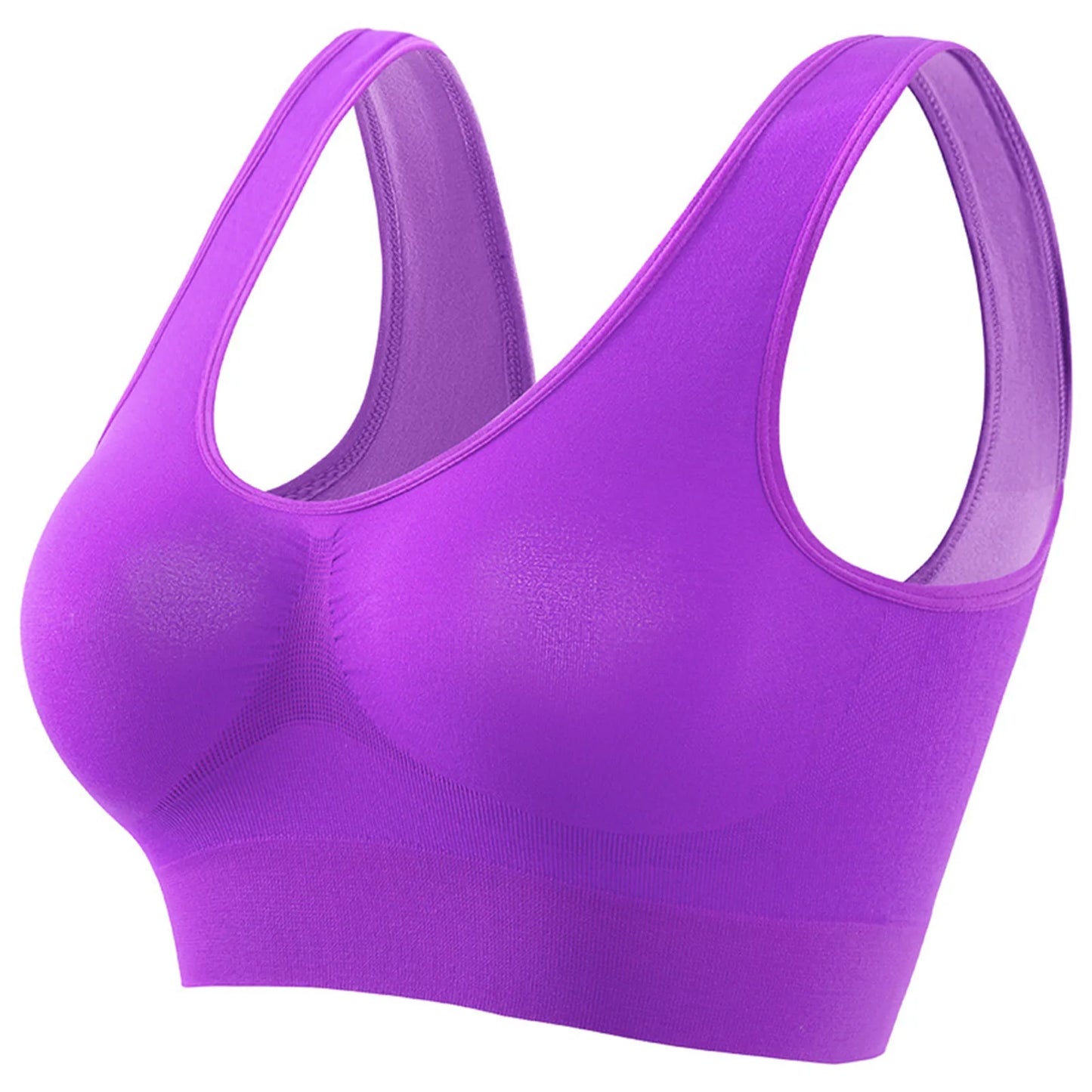 Seamless Bras For Women Hollow Mesh Breathable Sports Bra Female Wireless No Pads Crop Top Sexy Lingerie Soft Brassiere M-5XL