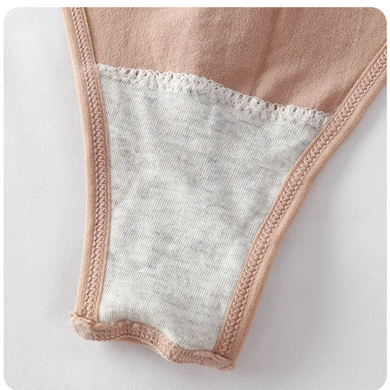Women Seamless Bra And Panties Set Sexy Lingerie High Waist Thong Comfy Wire Free Bra Female Solid Color Ribbed Underwear Set
