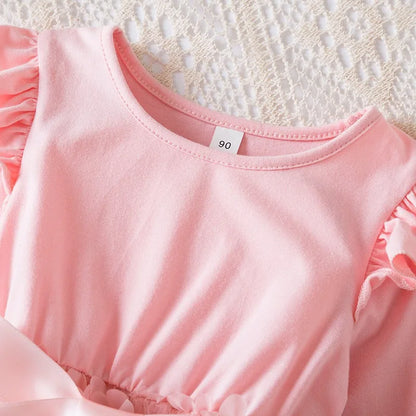 K-Pop Hunters Zoey Mira Rumi Girl Dress 3D Butterfly Casual Dresses Kids Princess Dress Long Sleeve Baby Girls Clothes 2-6Y