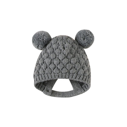 Newborn Baby Shoes Knitted Infant Girls Boys Boots Cute Butterfly-knot Toddler Walk Bed Shoes Warm 0-18M Accessories Hats Gloves