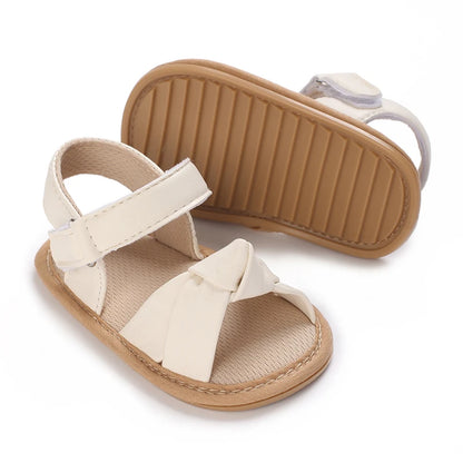 Summer 0-18M Baby Cute Open Toed Pre School Summer Sandals Princess Casual Soft Rubber Bottom Non Slip Single Shoes Women