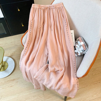 Plus Size Women's Casual Comfortable Women's Clothing Loose Cotton Linen Office Lady Fashion New Arrival Trendy