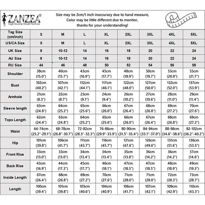 ZANZEA Plus Size-Women's Ribbed Knit Pant Suits Long Sleeve Tops & Slit Hem Wide-Leg Pants 2 Pieces Sets Cozy Loose Outfits 5XL