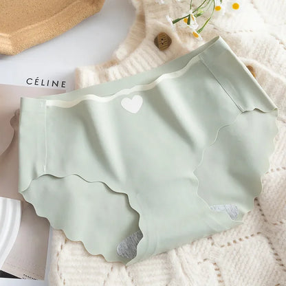 M-XL Ladies Briefs Seamless Ice Silk Sexy Thin Underwear Ladies Traceless Middle Waist Panties Female Lingerie Intimates