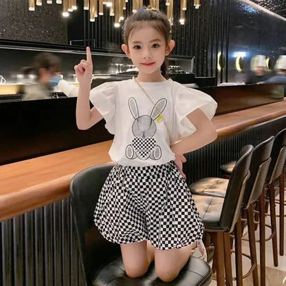 Children's Costumes Girls Clothes From 8 To 12 Years Old Sets 10 7 Girls' Summer Girl Suit 5 6 Kids Set Child Cotton Clothing 4