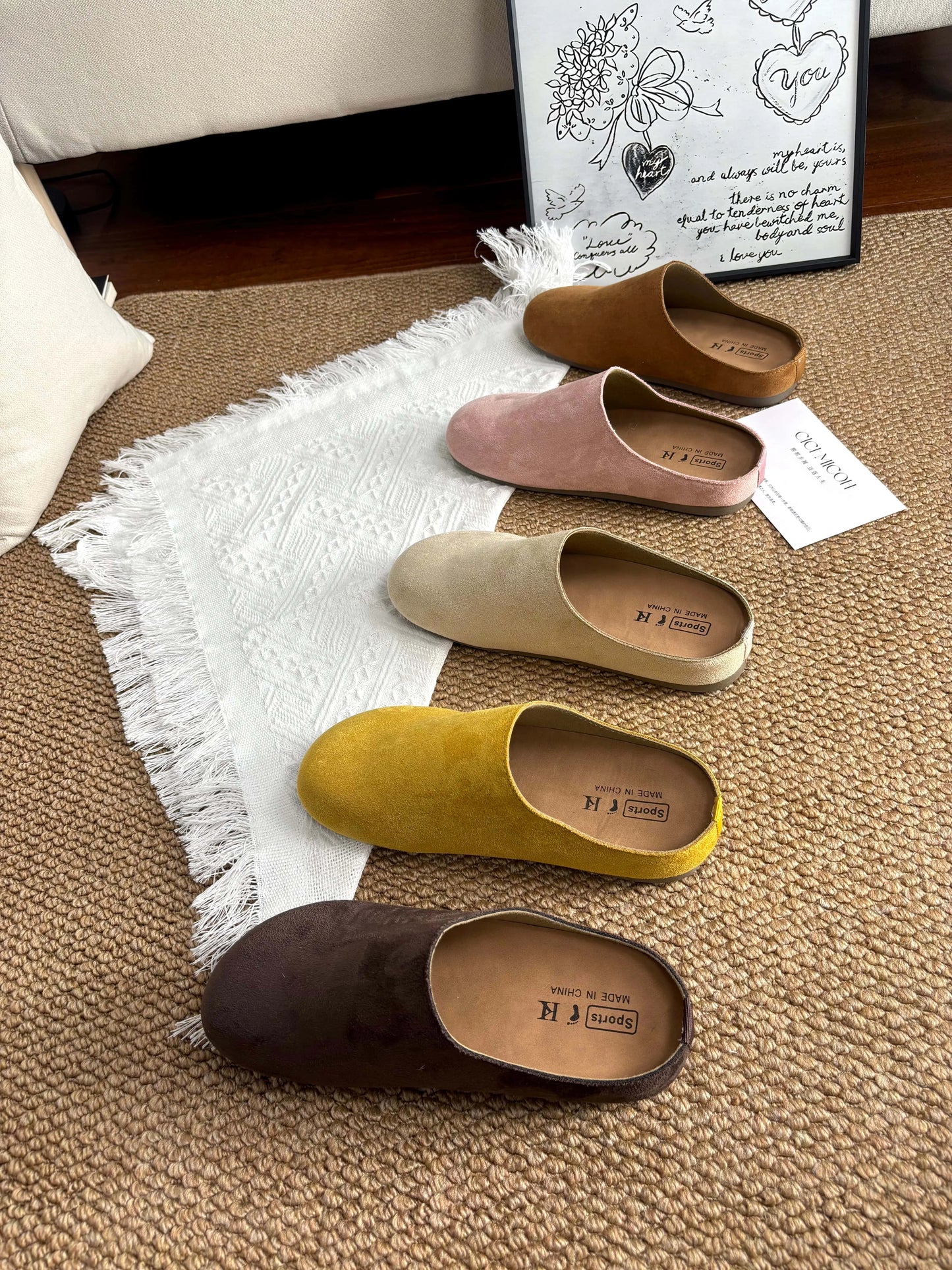 Spring Energy Boken Clogs for Women Closed Toe Thick Sole Memory Foam Insole Non Slip Lightweight Summer Daily Footwear