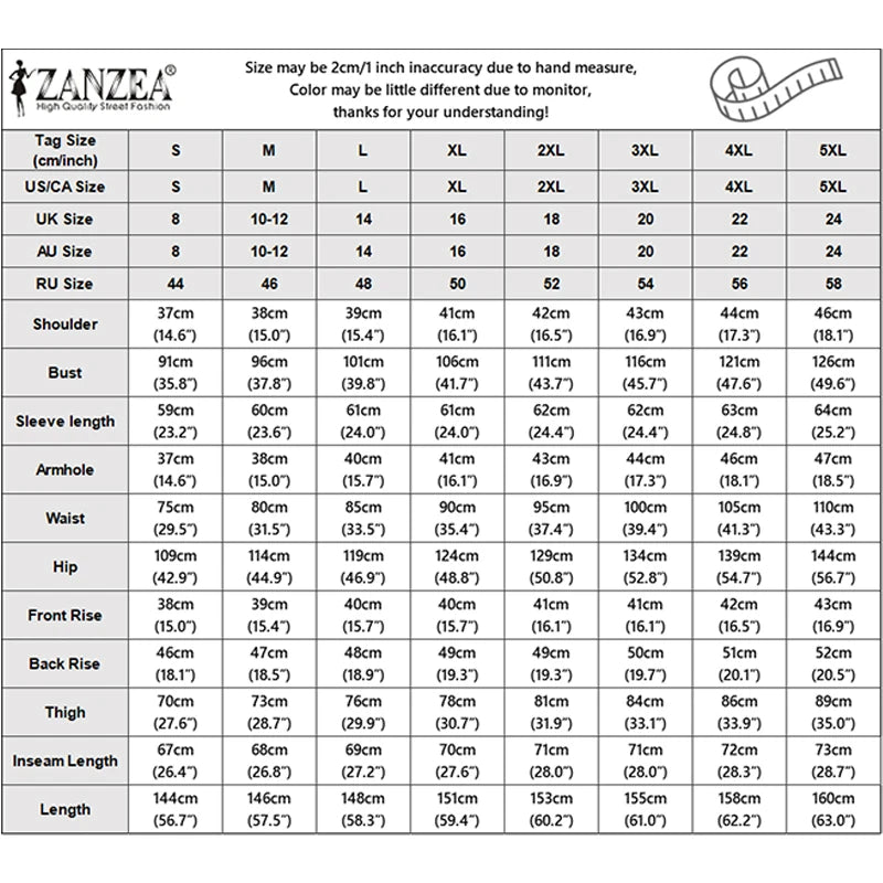 ZANZEA Women's Minimalist Jumpsuits Summer Lapel Neck Long Sleeve Belted Wide Leg Pant Overalls Elegant Office Work Playsuits