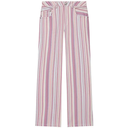 HXAO Striped Jeans For Woman Summer Low Landing Jeans Wide Leg Straight Baggy Denim Pants Chic Casual Streetwear Long Trousers