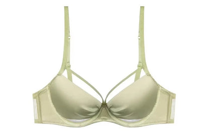 섹시 Push Up Bra Victoria Style - Wireless Slimming Lingerie Large Breasts, French Thin Tapered Bralette Anti Sag T-Shirt Bra