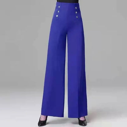 High Waisted New Dance Pants For Women Social Dance Wide Leg Pants Slimming And Versatile Dance Pants Womans Bottoms