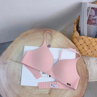 [ZY]Seamless Bras For Women Small Chest 3/4 Cup Non-Wire Bra Push Up Bra Female Support Underwear Lingerie Intimates[ZY]