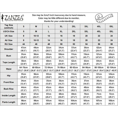 ZANZEA Women 2 Pieces Matching Sets Fashion Striped Tie Patchwork T-Shirt & Wide Leg Pant 2pcs Suits Casual Chic Tracksuits