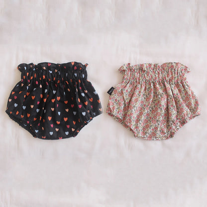Ircomll 2pcs Summer Toddler Baby Girl Shorts Cotton Linen Floral Breathable Lounge Kids Pants Children Loose PP Pants Shorts