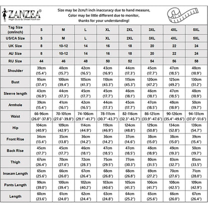 ZANZEA Summer Casual Daily Printing Pant Suits Woman Wide-Leg Pants & 3/4 Sleeve O-Neck Shirts 2 Piece Sets Women's Outfits 3XL