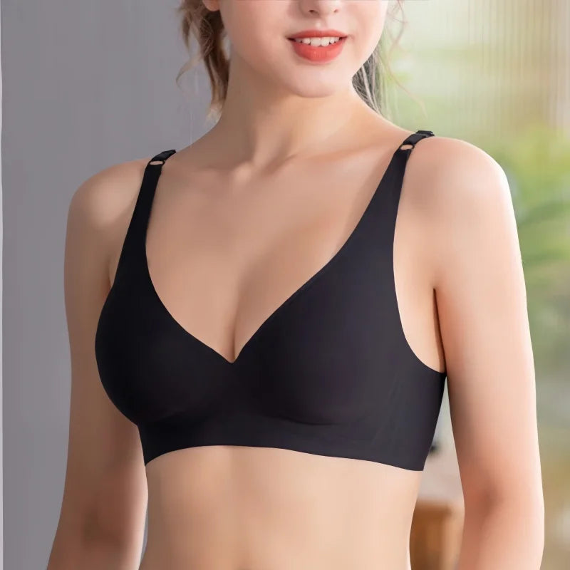 4Pcs/Set Seamless Bras For Women Wireless Brassiere Soft Padded Underwear Female Push Up Underwear Sexy Lingerie Intimates