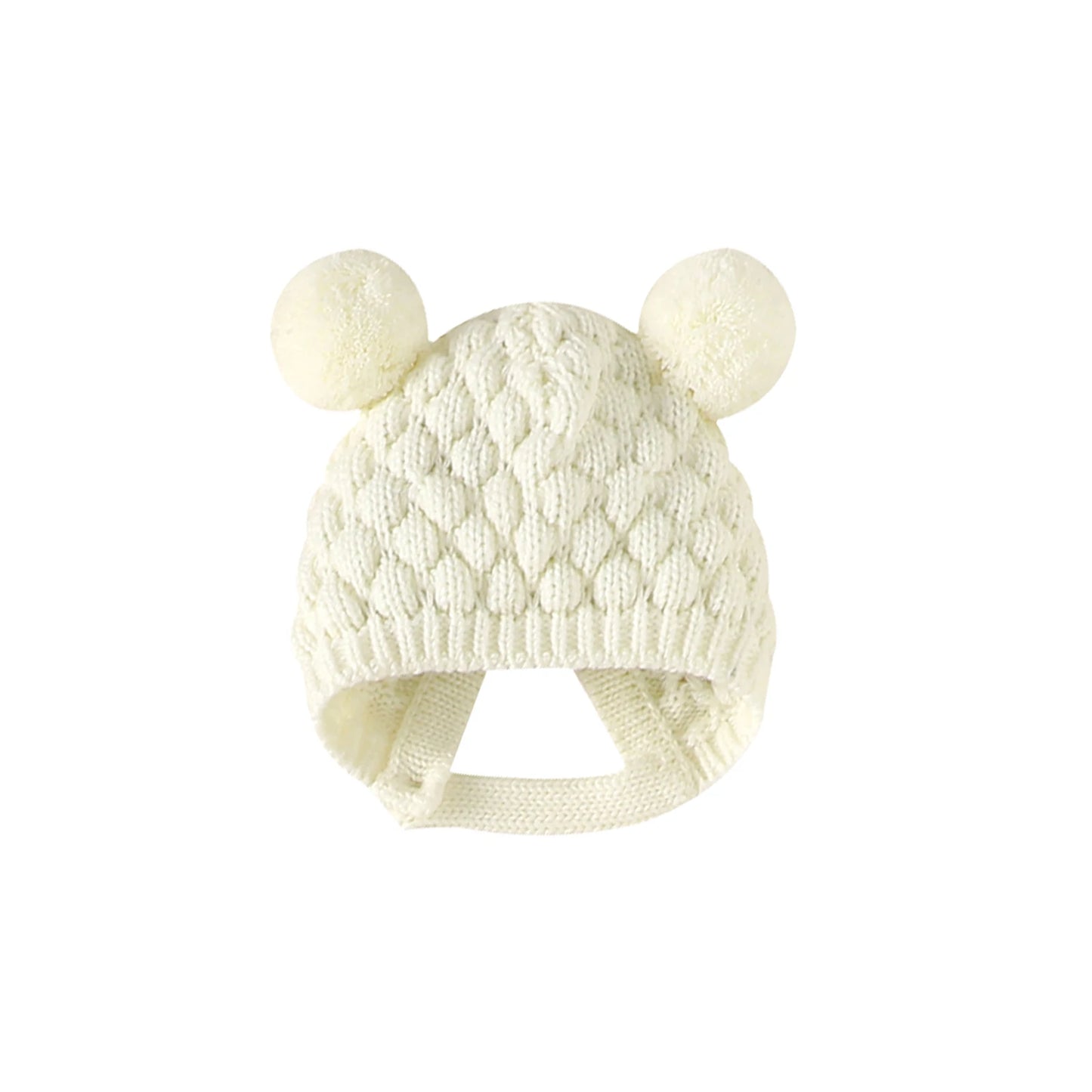 Newborn Baby Shoes Knitted Infant Girls Boys Boots Cute Butterfly-knot Toddler Walk Bed Shoes Warm 0-18M Accessories Hats Gloves