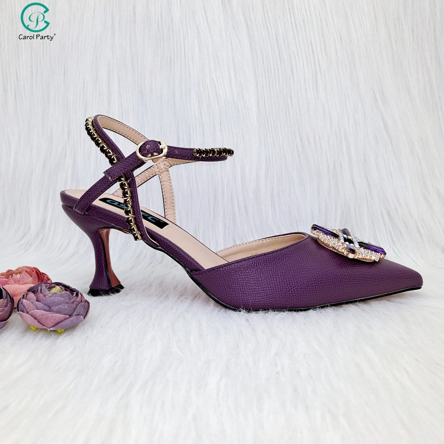 QSGFC New Luxury Women's Shoes Comfortable SS Class High Heels Bag in Spring, Summer, and Autumn