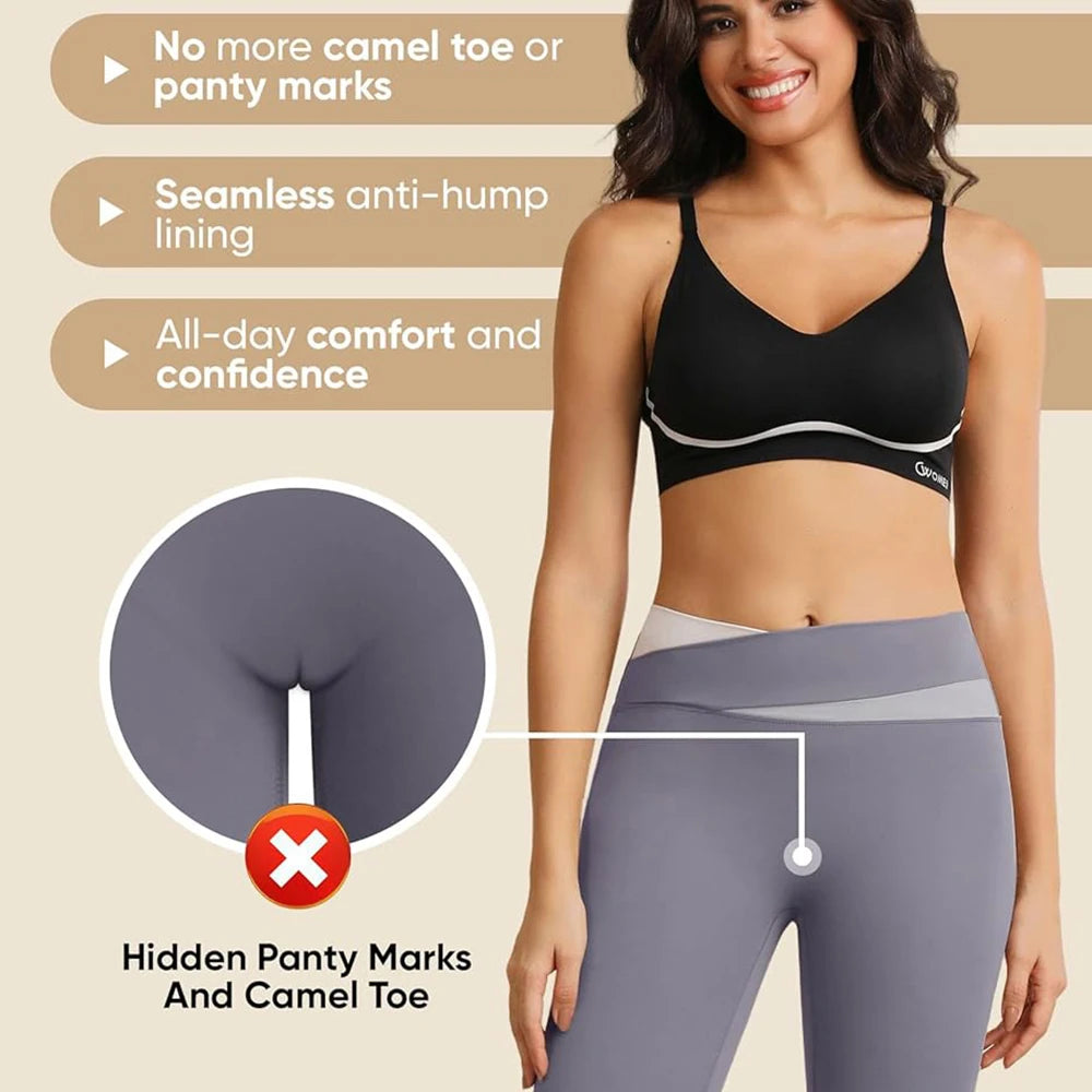 Camel Toe Concealer No Show Panties Seamless Camel Toe Hider Workout Underwear Invisible Cameltoe Proof Thong