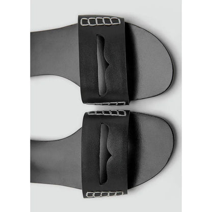 Concise Style Flat Sandals Women Light Comfortable Women Slippers 2026 Summer New Designer Flip Flops Soft Leather Beach Shoes