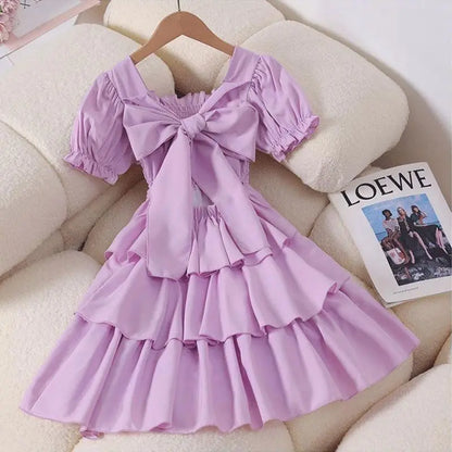 Girls Dress Summer Princess 2026 Casual Kids Dress Birthday Ball Part Gift Children Princess Dresses Vestido Teen 6 8 10 12 14 Y