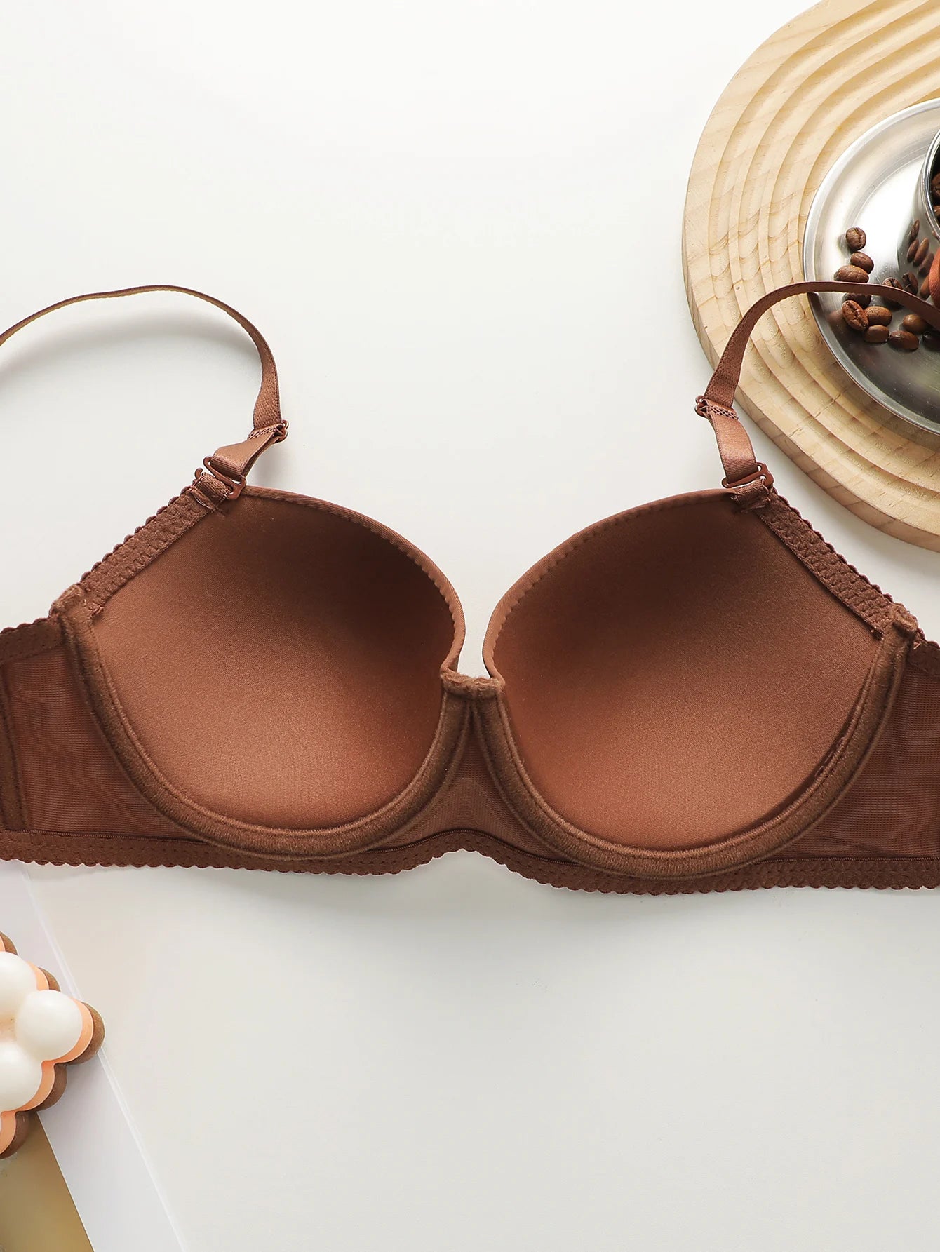 New Hot Selling Solid Color Daily 2-piece Set with Steel Rim push up Bra for Women Underwear Set J2611