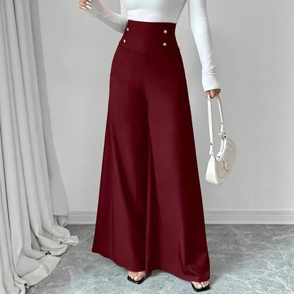 Women's Fashion Pants Straight Office Lady New Arrival Trendy Comfortable Breathable