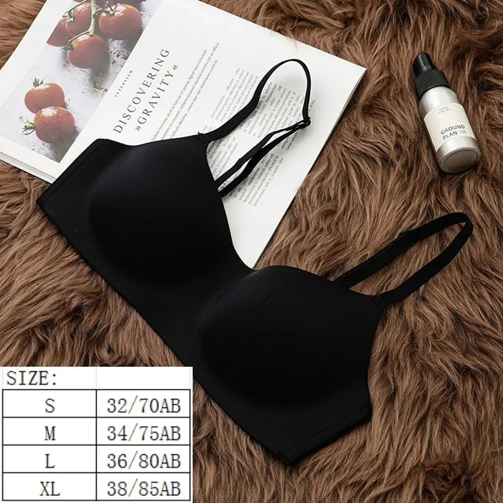 Soft Support Seamless Underwear Comfortable Gathering No Steel Ring Collection Light Thin Breathable Bra Style